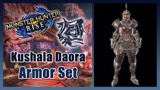 Kushala Daora High Rank amor set Guide  Monster Hunter Rise [upl. by Paule]