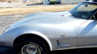 1977 Silver Corvette L82 4spd [upl. by September]