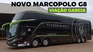 EXCLUSIVO Confira o novo MARCOPOLO G8 LEITO CAMA da VIAÇÃO GARCIA [upl. by Acimad122]