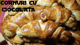 Cornuri cu crema de ciocolata [upl. by Hadik]