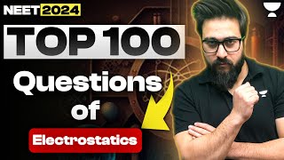 Top 100 Most Expected Question From Electrostatics  Yawar Manzoor [upl. by Laise]