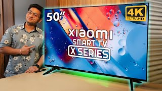 Xiaomi TV X Series 50 Inch 4K Quick Review 🔥  Dolby Vision  Starts At Rs 28999 🚀 [upl. by Antsirhc870]