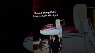 traverse City Michigan president Trump [upl. by Acinonrev]