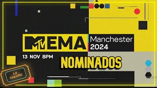 Lista completa de los nominados a los MTV EMA 2024 [upl. by Gentille]