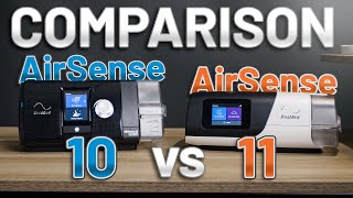 ResMed AirSense 11 vs AirSense 10 Auto CPAP  DETAILED COMPARISON [upl. by Anahsar]