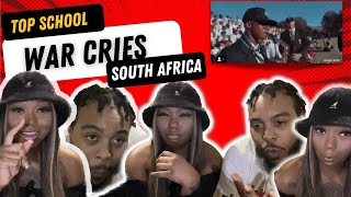 Americans React quotTop school warcries in South Africaquot 🇿🇦 [upl. by Marutani751]