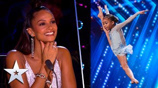 7yearold Skylar Blu WOWS with contemporary dance  Auditions  BGT 2022 [upl. by Whiting]