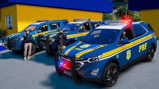 OPERAÇÃO FRONTEIRA PRF APREENDE CARGA PROIBIDA  GTA 5 POLICIAL [upl. by Rambow]