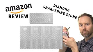 Review  unboxing of Diamond Sharpening Stone 5 Pcs Knife Sharpening Stones [upl. by Amandy]