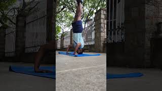 tripod tower yogabalance invertedyoga love motivation sports tripodheadstand shortsfeed yt [upl. by Ainiger]