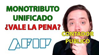 MONOTRIBUTO UNIFICADO AFIP 2022 QUE ES 💰 Monotributo Unificado Argentina Monotributo Unificado Bs As [upl. by Aciras]