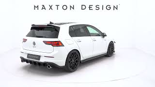 Volkswagen Golf GTI Mk8 Facelift  Maxton Design Splitter Set  Presentation 386 [upl. by Trefor]