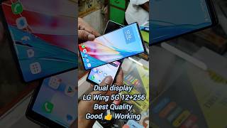 Dual Display 👆 LG Wing 5G 12256 Second hand mobile All Working Orginal Set Good 👍 [upl. by Hsara]