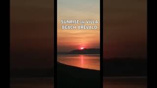 beautifull beaches in philippines sunset at villa beach arevalo [upl. by Kcirddehs]