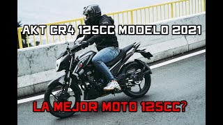 AKT CR4 125CC MODELO 2021 LA MEJOR MOTO 125 [upl. by Eelnyl237]