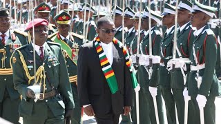 Mnangagwa Presides Over The Commissioning Parade Of Officer Cadets [upl. by Haskell]