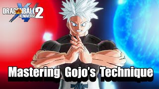 GOJO LIMITLESS Cursed Technique Skills In Dragon Ball Xenoverse 2 Jujutsu Kaisen [upl. by Hgielyak429]