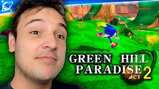 Green Hill Paradise fangame de SONIC GDK Ft Gabriel Farias [upl. by Swope]