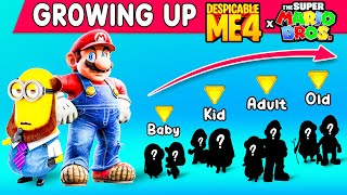 Guess Movie by Song  Despicable Me 4 x Mario Growing Up Compilation [upl. by Noonberg]