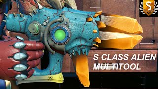 No Mans Sky  Aqua S Class Alien Pistol With Yellow Crystal Multitool [upl. by Abe189]