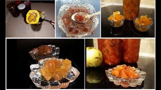 Reçel  Qershie Kivi Shalqini Kungulli dhe Ftoi 😍 5 Fruit Jam Recipes [upl. by Marieann]