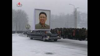 Obsèques grandioses pour Kim JongIl à Pyongyang [upl. by Shishko]