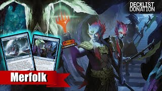 MERFOLK gets NEW Toys 🐟 50 🏆  Donation Decklist 5  Modern  MTGO [upl. by Aihsenor]