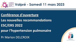 Les nouvelles recommandations ESCERS 2022 pour lhypertension pulmonaire [upl. by Zaid]