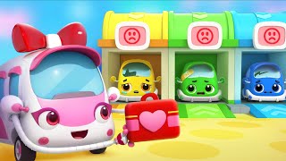 Monster Ambulance Song  Cars Rescue  Safety Rules  Nursery Rhymes amp Kids Songs  BabyBus [upl. by Laerol]