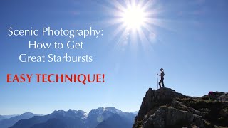 Scenic Photography How to Get Great Starbursts  EASY TECHNIQUE [upl. by Peskoff]