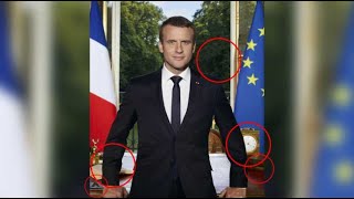 Portrait officiel de Macron ces détails quil a voulu que vous voyiez [upl. by Judon945]