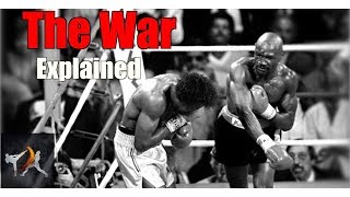 The War  The Most Explosive Fight In Boxing Explained Hagler vs Hearns Fight Breakdown [upl. by Loferski]