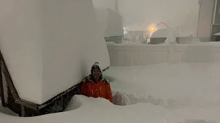 Incredible scenes of the most powerful blizzards that hit USA and the world in 2022 [upl. by Madid735]