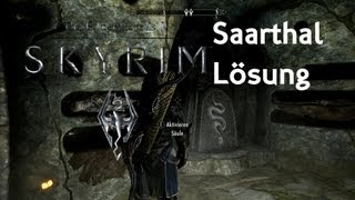 Skyrim Lösungen für SäulenSteinrätsel in Saarthal [upl. by Nytsud]