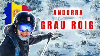 PISTA para FÁCIL en Grau Roig Grandvalira Andorra ❄️⛷️🇦🇩 [upl. by Rosenkrantz]