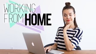 Working From Home  Tips for Staying Organized amp Motivated [upl. by Otrebide]