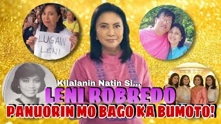 Ang Tunay na Pagkatao ni VP LENI ROBREDO Credentials amp Accomplishments Biography Star Profile [upl. by Eahsel]