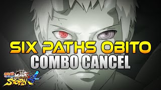 Naruto Ultimate Ninja Storm 4  ComboTilt Cancel Tutorial  OBITO SIX PATHS JUUBITO [upl. by Leith]