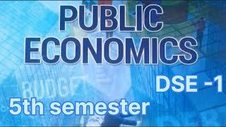 Meaning and scope of Public finance dse1 5thsemexam economics public finance expenditure [upl. by Bail]