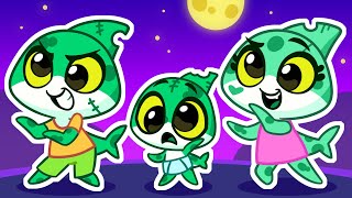 Zombie Dance 🧟‍♂️ Zombie Is Coming 🧟‍♂️ Funny Cartoons For Kids amp Nursery Rhymes by SharkyampSparky [upl. by Dnaloy]