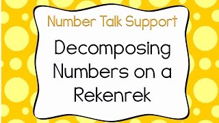 Decomposing Numbers on a Rekenrek [upl. by Alig129]