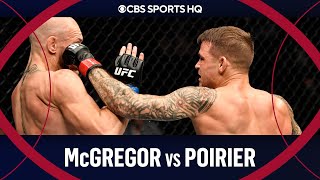 Conor McGregor vs Dustin Poirier Poirier stuns McGregor for 2nd round TKO  UFC 257  CBS Sports HQ [upl. by Aidnic]