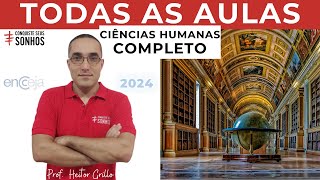 TODAS AS AULAS  CIÊNCIAS HUMANAS  ENCCEJA 2024  ENSINO MÉDIO E FUNDAMENTAL [upl. by Anilys]