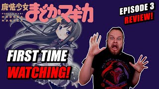 MADOKA MAGICA EPISODE 3 REVIEW  FIRST TIME WATCHING [upl. by Sankey]