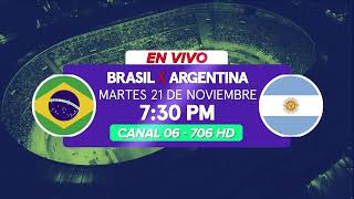 BRASIL vs ARGENTINA EN VIVO en RÍO DE JANEIRO por la fecha 6 por las CLASIFICATORIAS 2026  FECHA 6 [upl. by Glinys]