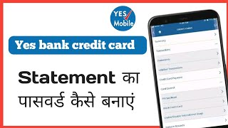 How to open yes bank credit cards statement pdf password [upl. by Blunk]