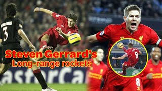 Steven Gerrards BEST GOALS  Longrange rockets [upl. by Kajdan]