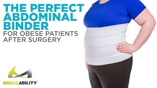 The Perfect Abdominal Binder for Obese Patients After Surgery [upl. by Wager]