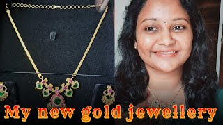 My new gold jewellery from Jos Alukkas cuddalore  gold goldjewellery lightweightjewellery [upl. by Asilehs]