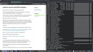 How To Install RealVNC Server for Raspberry Pi4 64bit Manjaro AARCH64 ARM64 [upl. by Ares554]